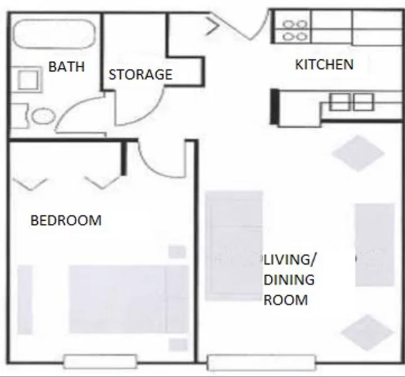 river terrace floor plan